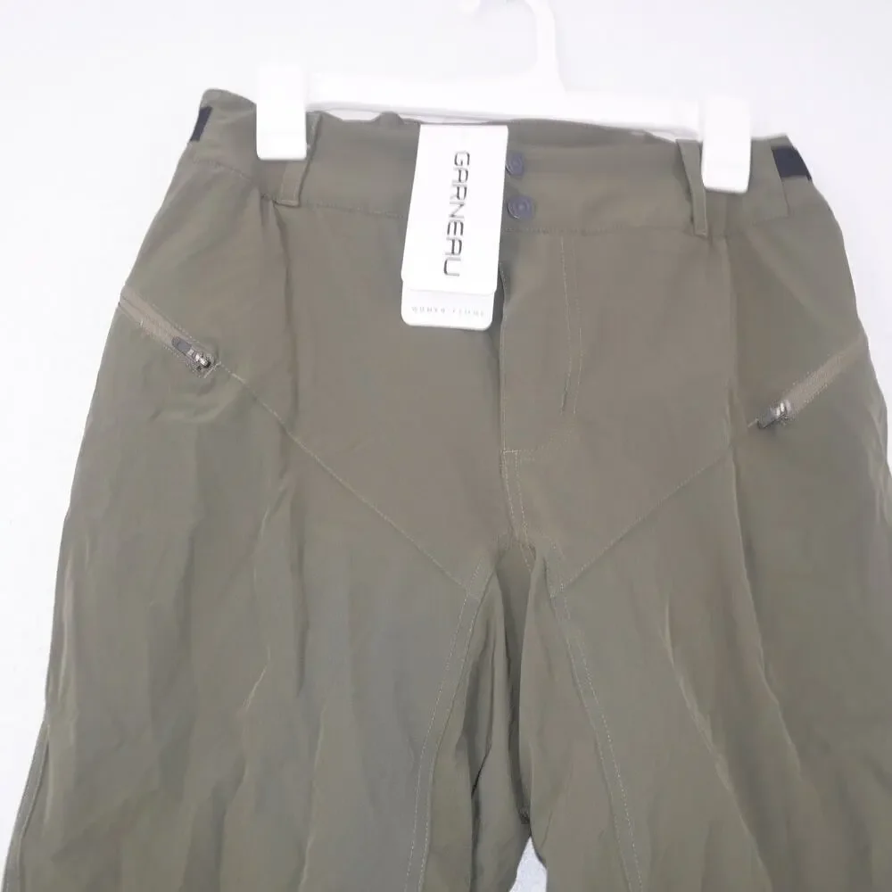 NEW Louis Garneau Women's Large Latitude 2 Shorts Forest Green Cycling Biking